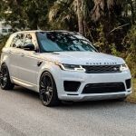 Skeylar's Range Rover parked outside for a picture.
