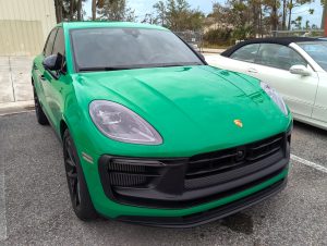 Porsche Macan GTS parked outside of Eurospec Autowerks.